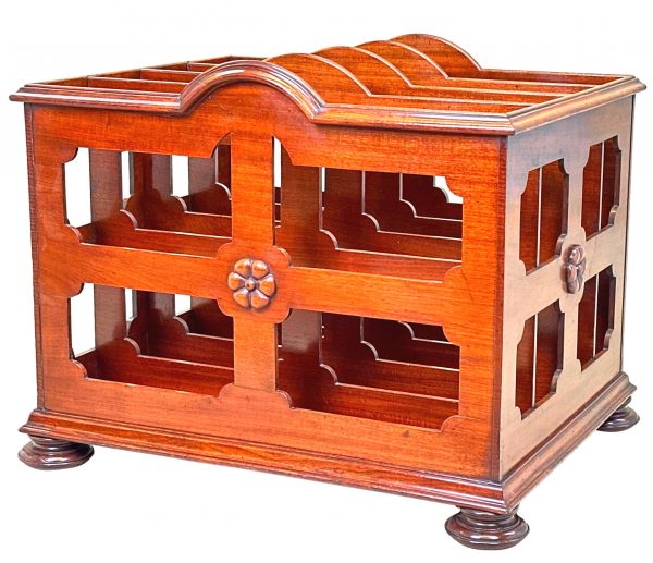 Extra Large Regency Mahogany Canterbury