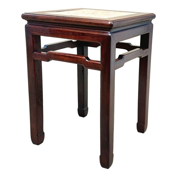 Oriental Hardwood Square Coffee Table
