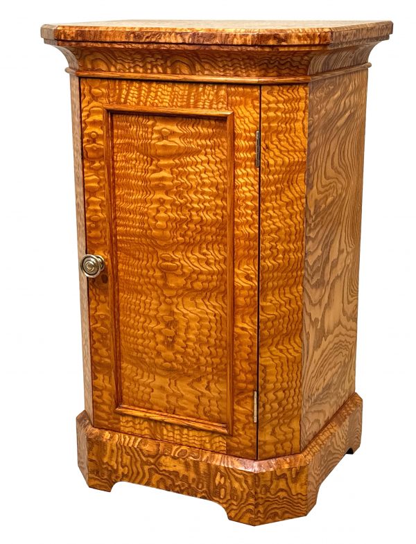 Victorian Hungarian Ash Bedside Cupboard