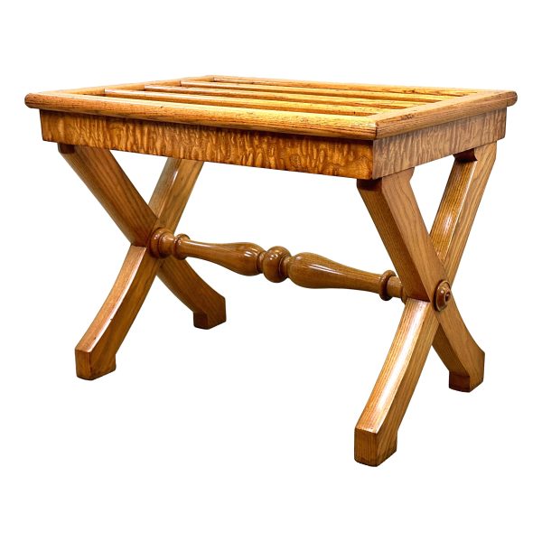 Victorian Hungarian Ash Luggage Rack Stand