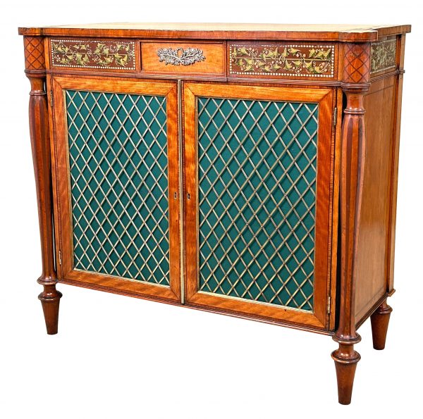 Sheraton Period Satinwood Side Cabinet