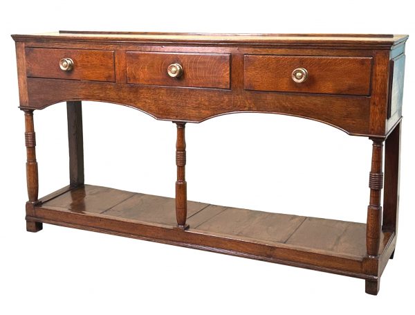 Georgian Oak 18th Century Potboard Dresser Base