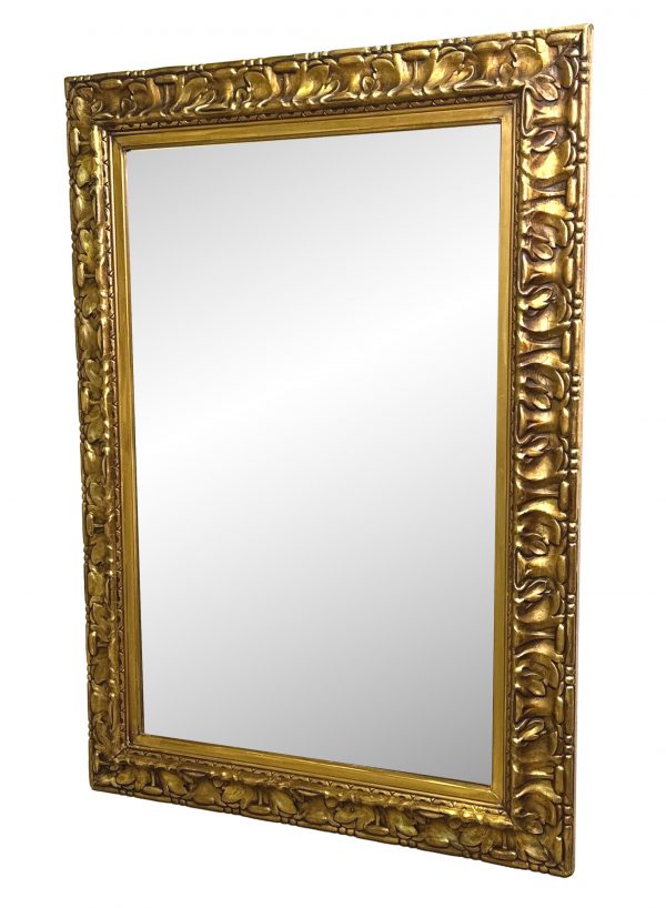 19th Century Rectangular Gilt Wall Mirror