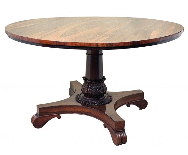 Small Regency Rosewood Centre Table