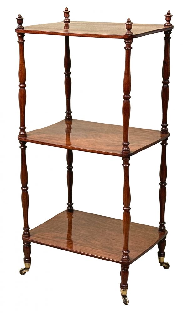 Small 19th Century Regency Rosewood Whatnot