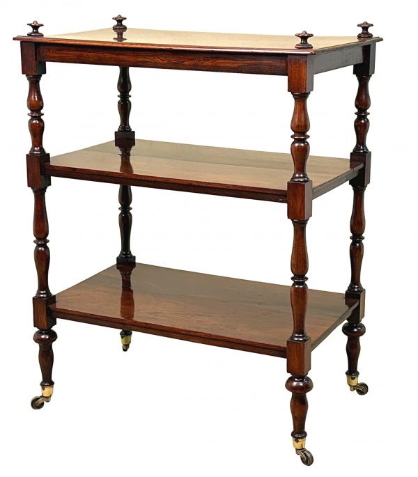 Regency Rosewood 19th Century Étagère