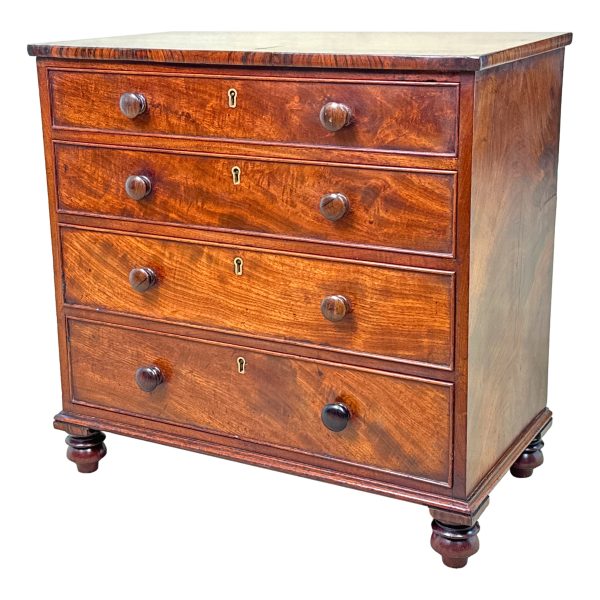 Regency Mahogany Miniature Chest Of Drawers