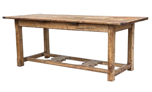 Victorian Pine Kitchen Farmhouse Dining Table