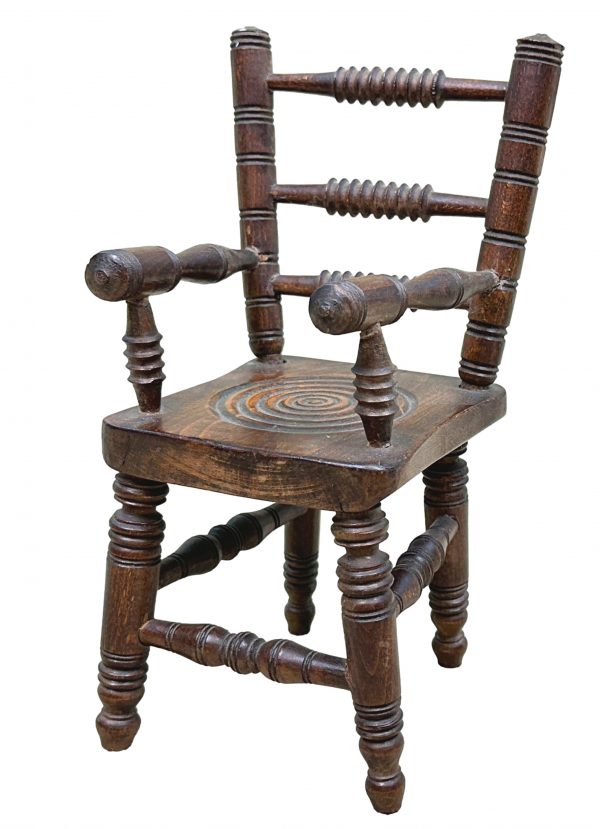 Oak 19th Century Miniature Kitchen Windsor Chair