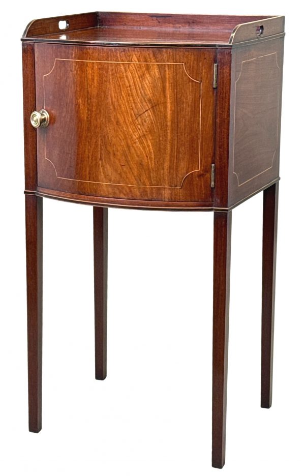 Georgian 18th Century Mahogany Bedside Night Table