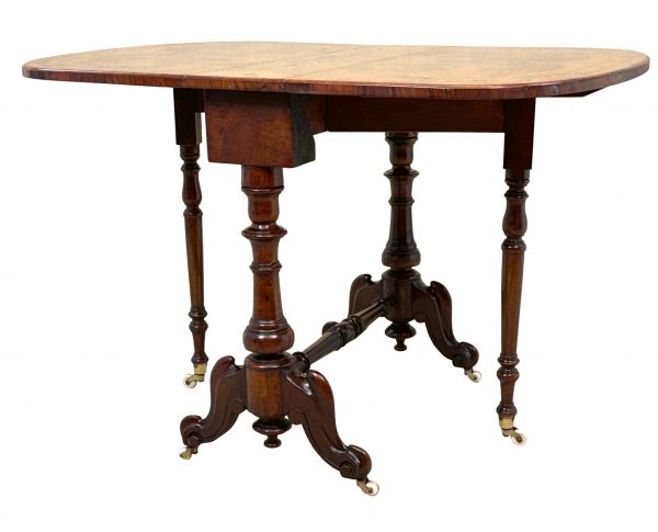 Burr Walnut 19th Century Baby Sutherland Table