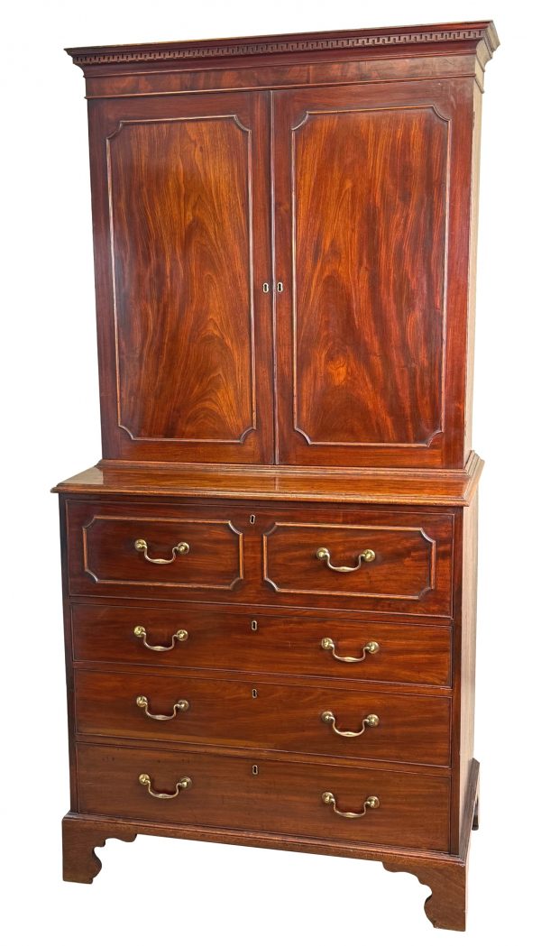 18th Century Chippendale Mahogany Library Bookcase