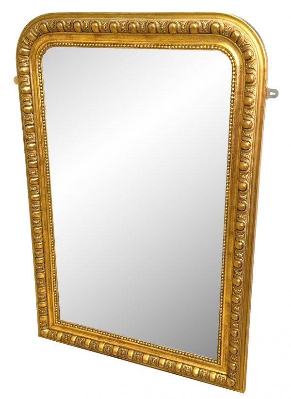 French 19th Century Gilt Rectangular Wall Mirror