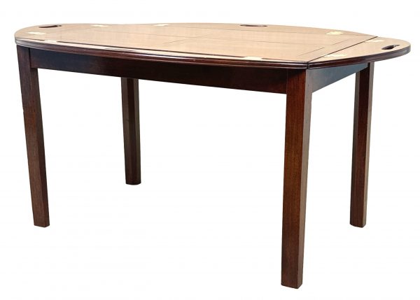 Late 18th Century Oval Mahogany Butlers Tray On Stand