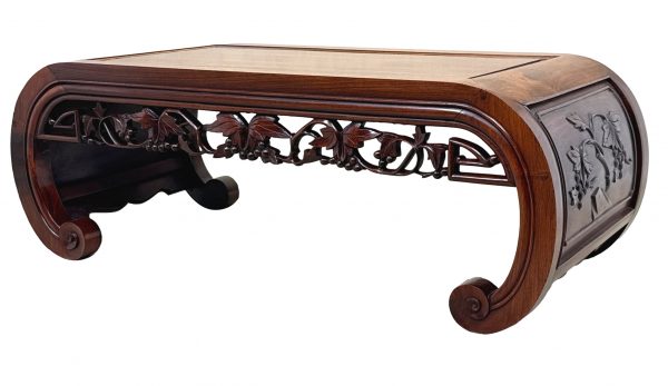 Oriental Hardwood 19th Century Opium Coffee Table