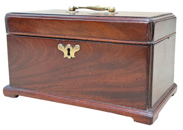 George II Period Mahogany Tea Caddy