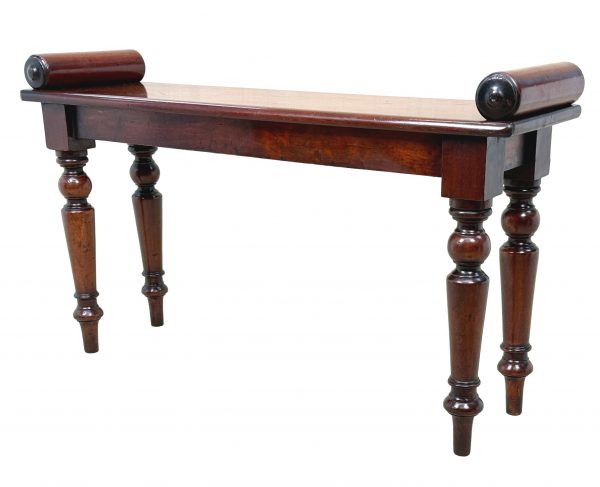 Small Regency Window Seat Hall Bench