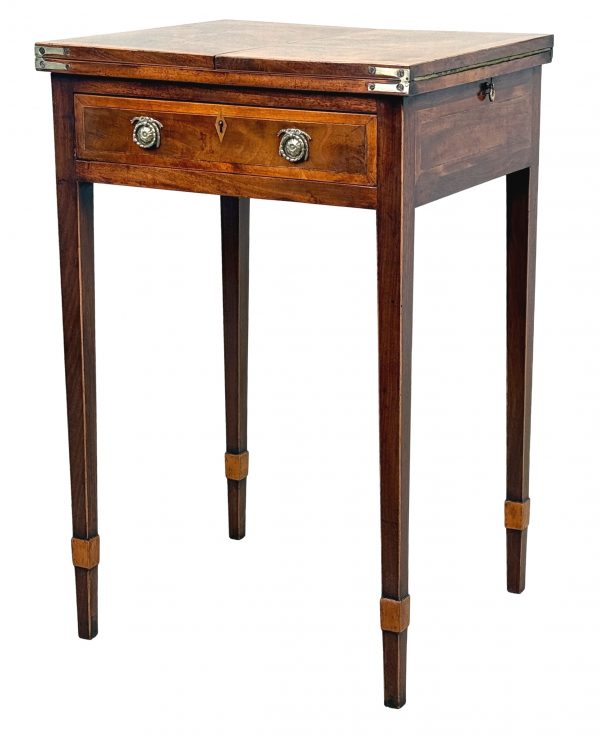 Georgian 18th Century Mahogany Patience Card Games Table