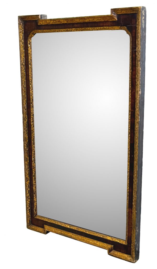 Early 18th Century Georgian Walnut & Gilt Wall Mirror